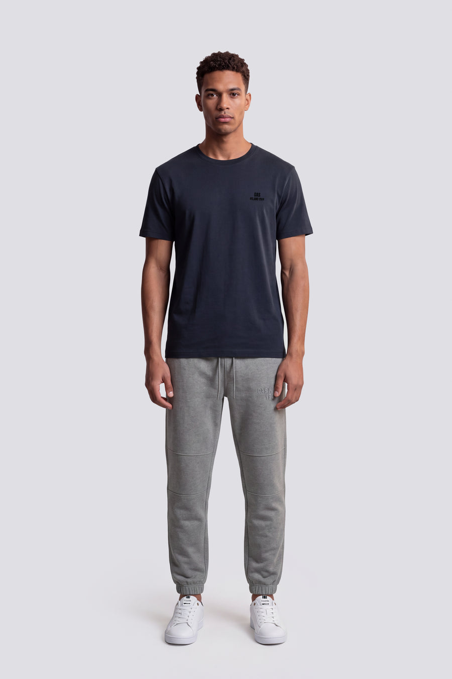 DHARIS M/C FLOCK 84 4706 - Herren T-Shirt Regular Fit mit kurzen Ärmeln - main image