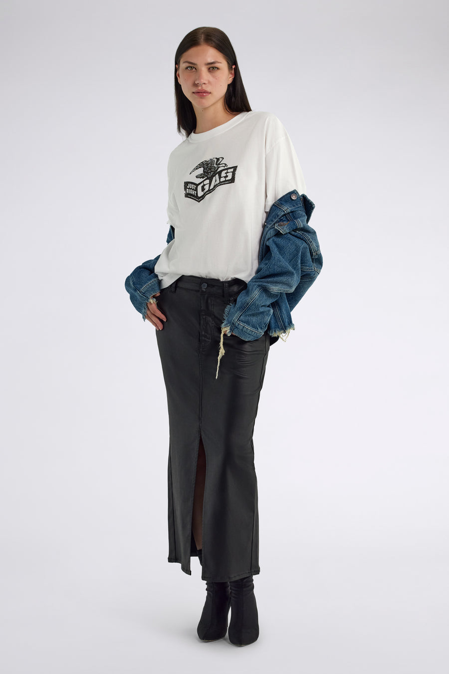 HONEY "GAS HER." 0001 - Women's white comfort fit t-shirt - main image