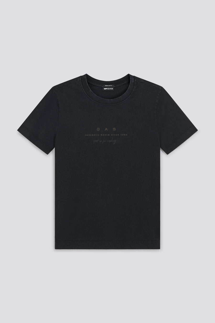 TARA LONG"S.1984" 0200 - Women's regular fit black T-shirt - main image