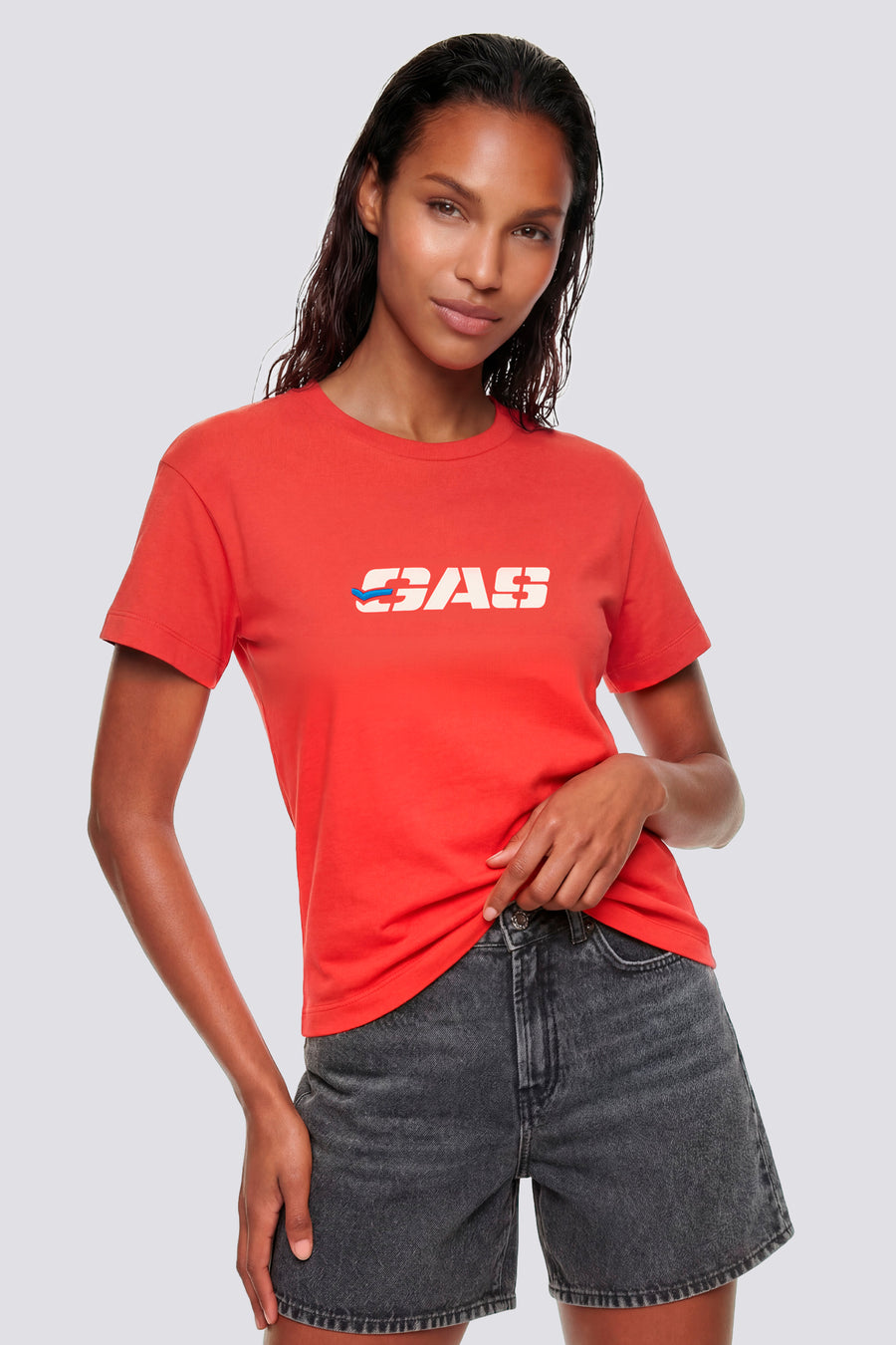BALM"GAS HER." 1393 - Damen T-Shirt Regular Fit rot - main image
