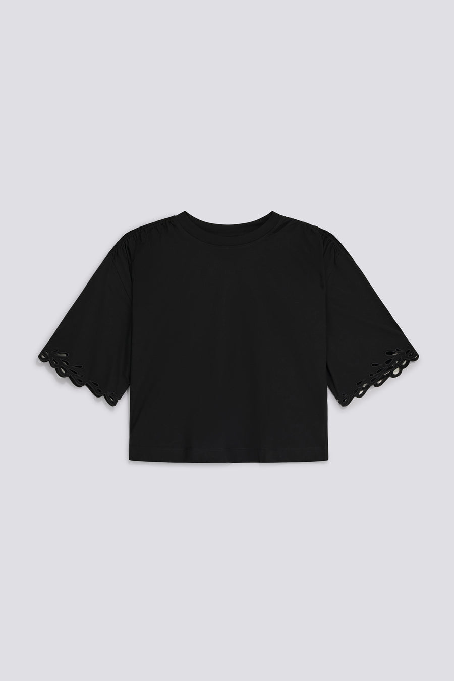 MELISSA M/C "PALM" 0200 - Camiseta mujer regular fit negra - main image