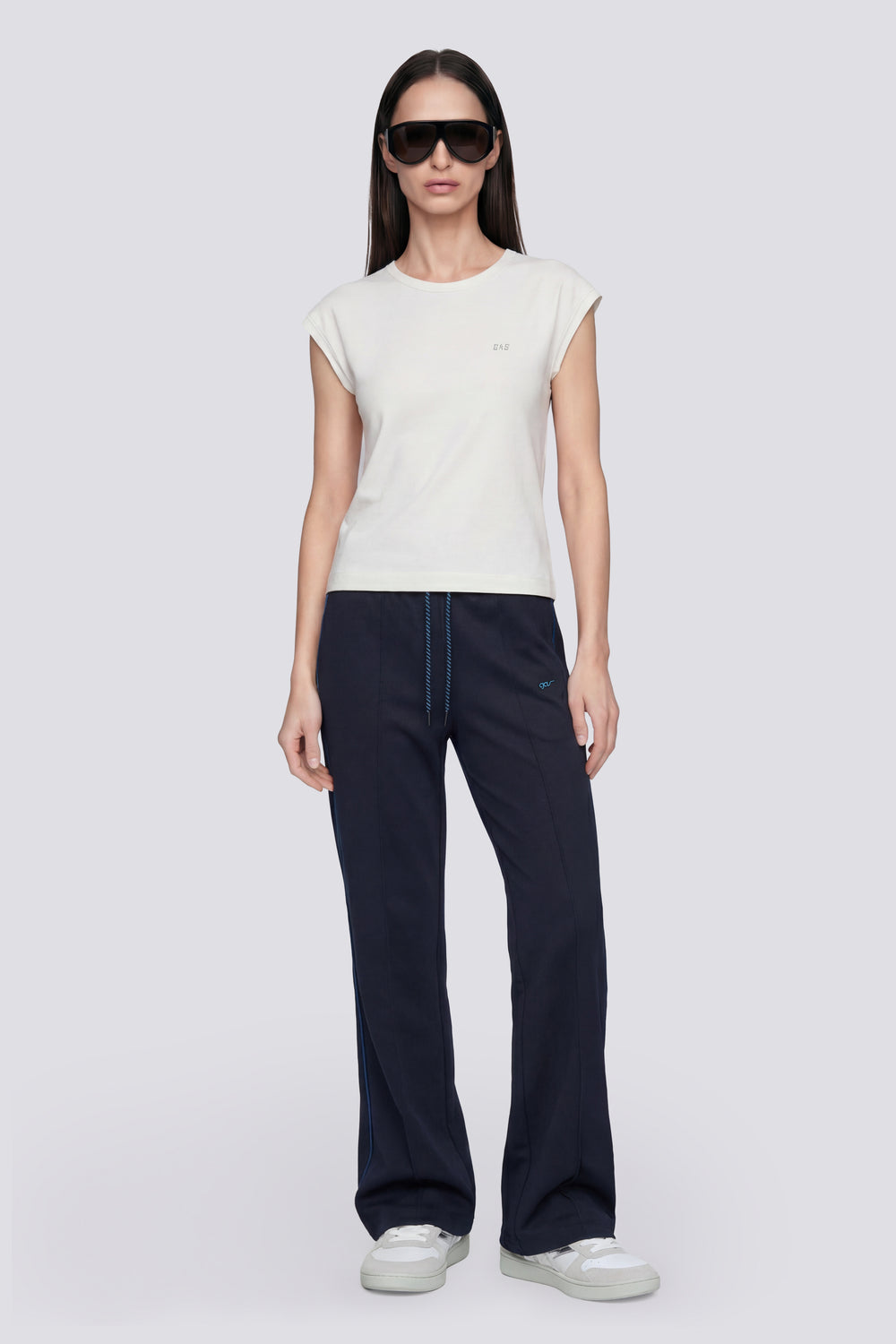 HANIS C. NK GAS 0001 - Women's white slim fit T-shirt - secondary image