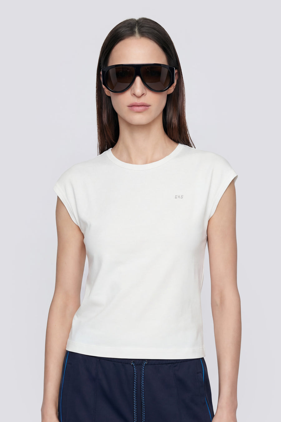 HANIS C. NK GAS 0001 - Women's white slim fit T-shirt - main image