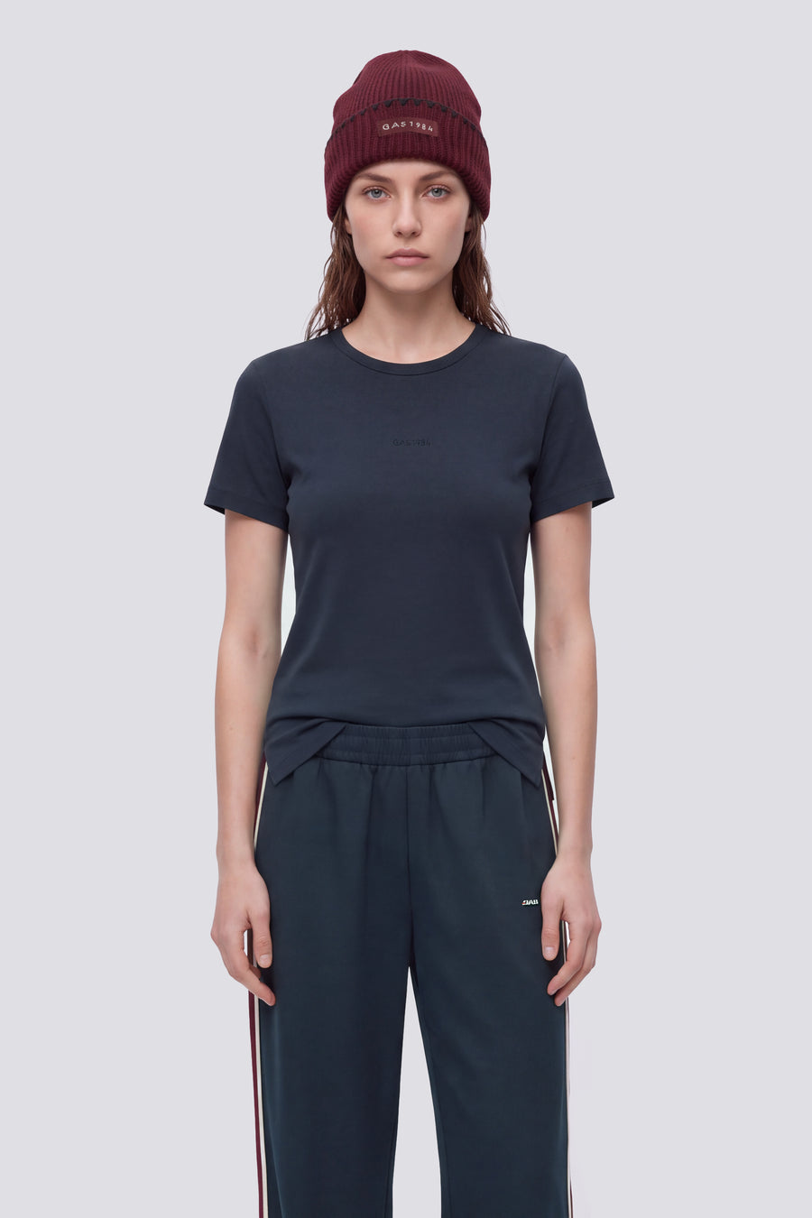 TELLY GAS 1984 4706 - Women's slim fit blue T-shirt - main image