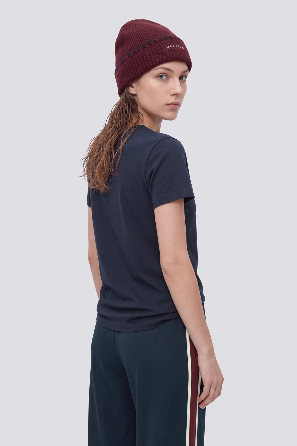 TELLY GAS 1984 4706 - Women's slim fit blue T-shirt - secondary image