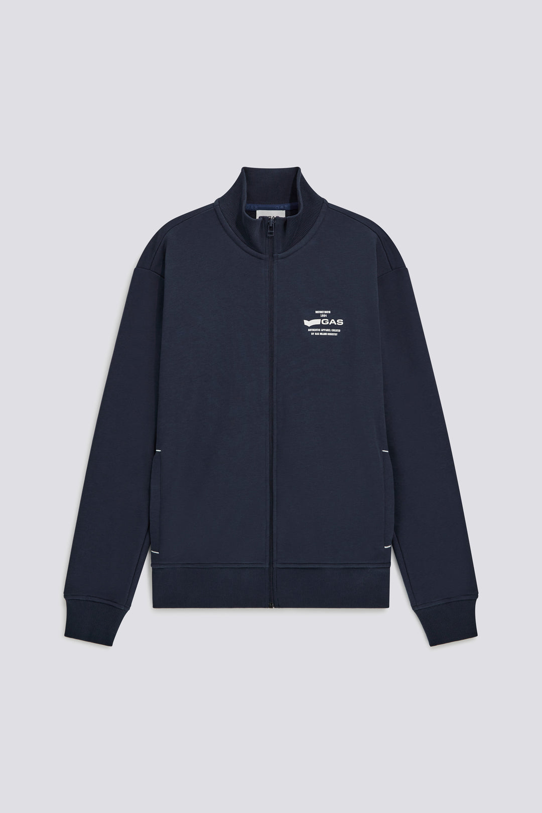 LUSTIG PK GAS LOGO Men's Regular Fit Full-Zip Sweatshirt – GAS Jeans