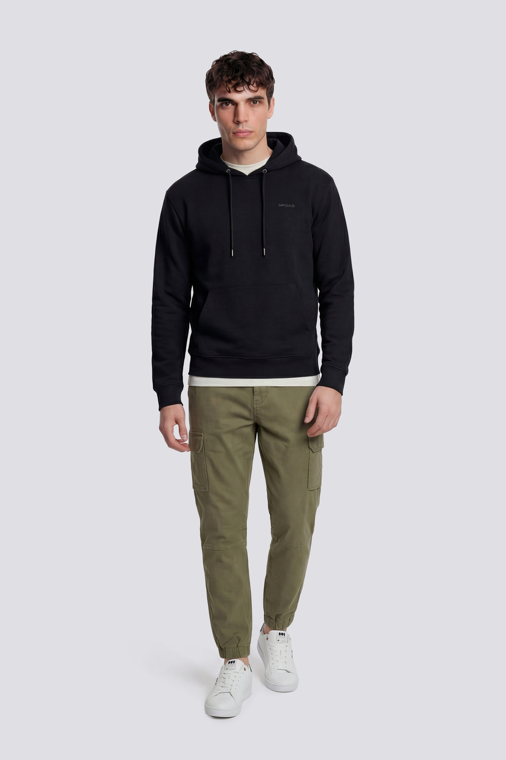 SWEN PCH  LOGO G. 0200 - Felpa uomo regular fit nera - secondary image
