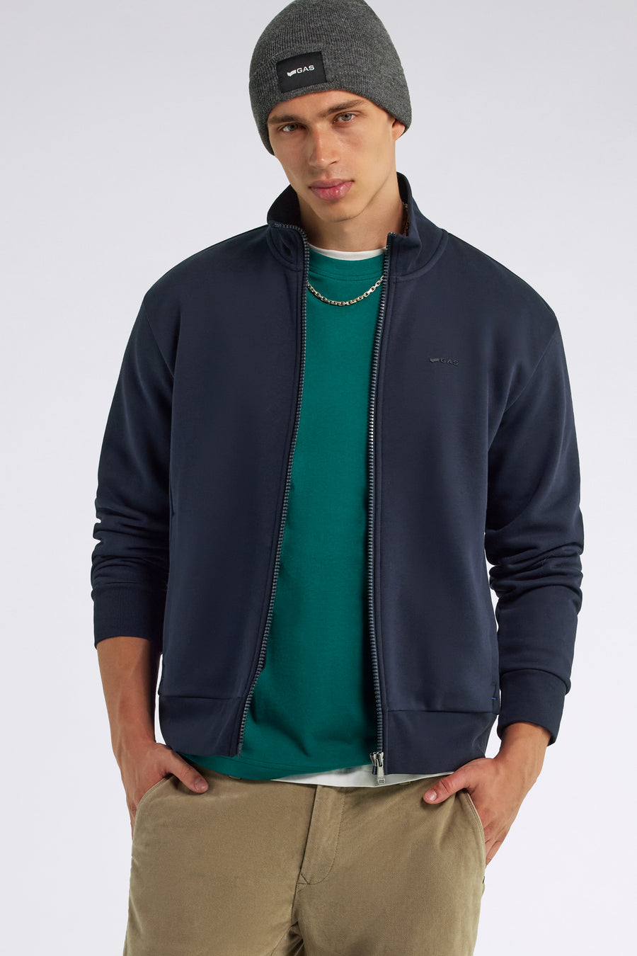 LUSTIG PK LOGO G. 4706 - Men's Regular Fit Sweatshirt Blue - main image