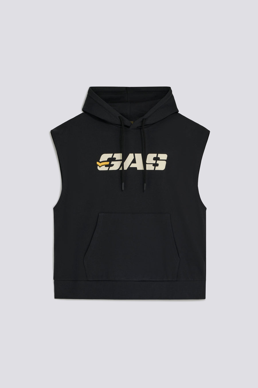 DEAN S/M HOOD HER. 0200 - Men's black sleeveless sweatshirt - main image