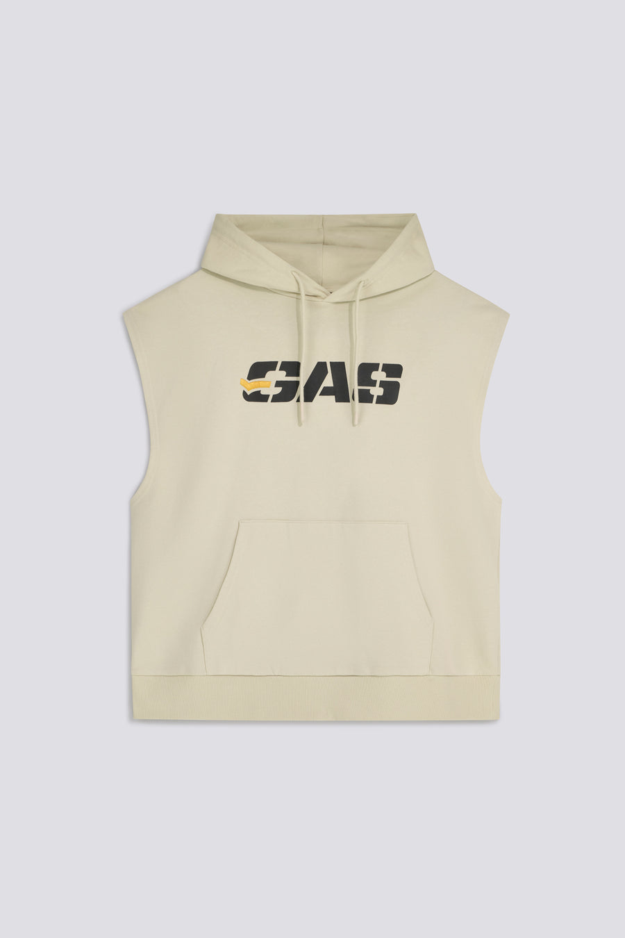 DEAN S/M HOOD HER. 3006 - Men's white sleeveless sweatshirt - main image