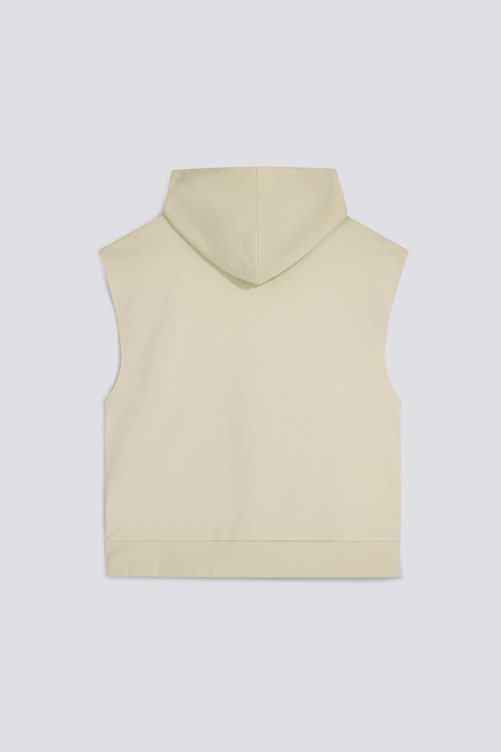 DEAN S/M HOOD HER. 3006 - Men's white sleeveless sweatshirt - secondary image