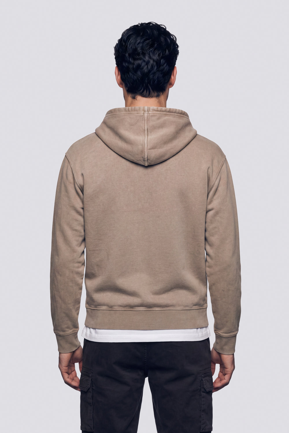 DEAN HOOD 84 4876 - Felpa uomo comfort fit beige - secondary image
