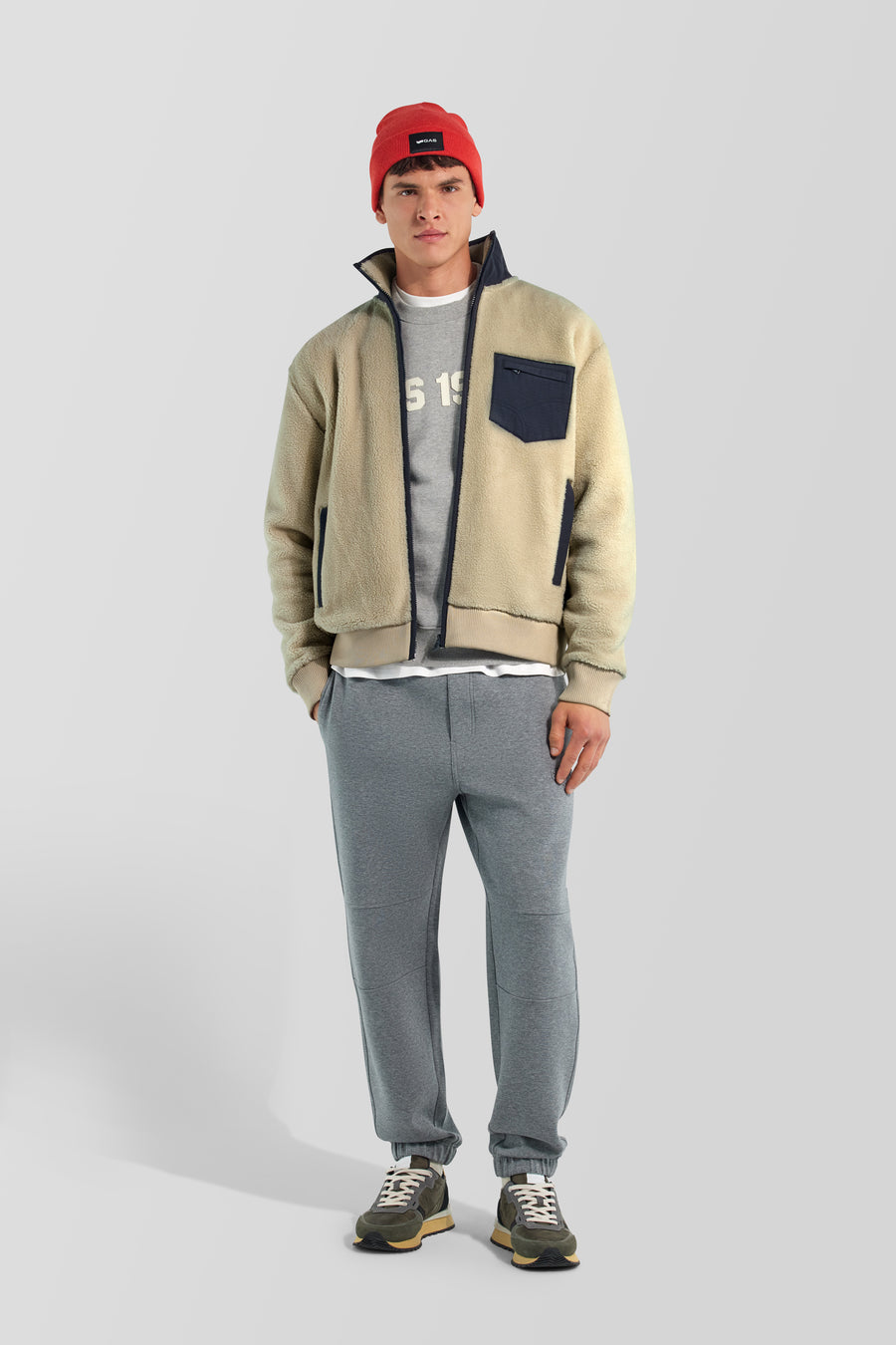 LUSTED PK TEDDY 4880 - Herren Sweatshirt Regular Fit weiß - main image