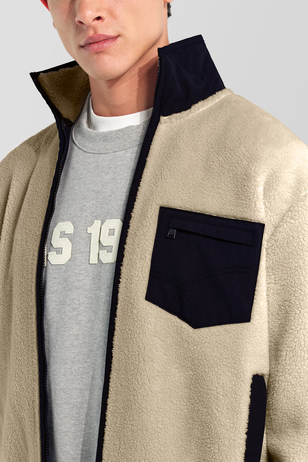LUSTED PK TEDDY 4880 - Herren Sweatshirt Regular Fit weiß - secondary image