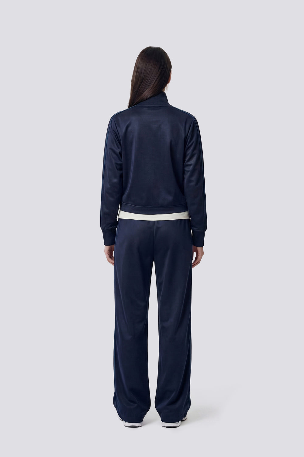 TENNY JACKET ZIP 4706 - Felpa donna slim fit blu - secondary image
