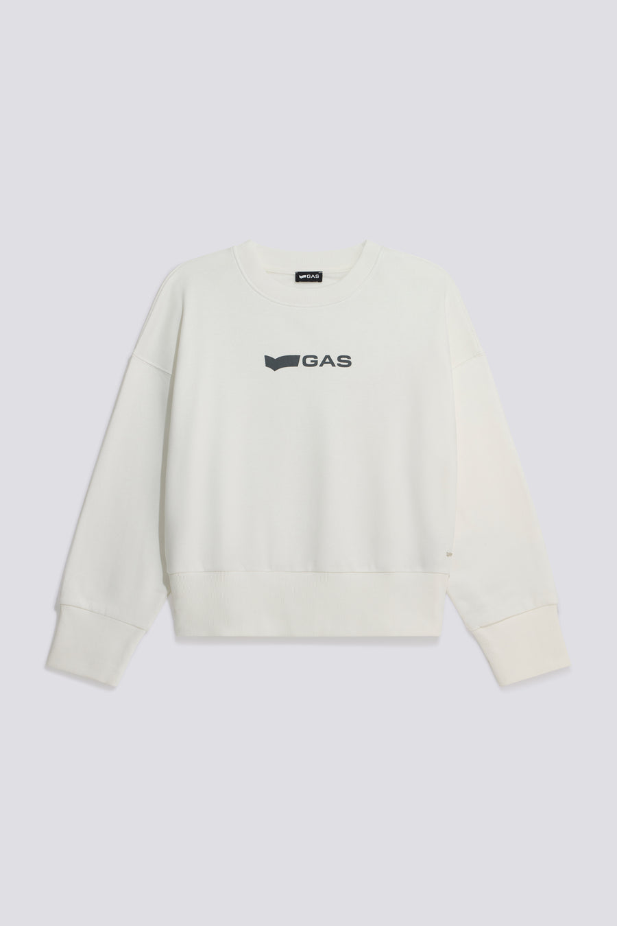 MALYS NEW "LOGO G." 1029 - Women's White Comfort Fit Sweatshirt - main image