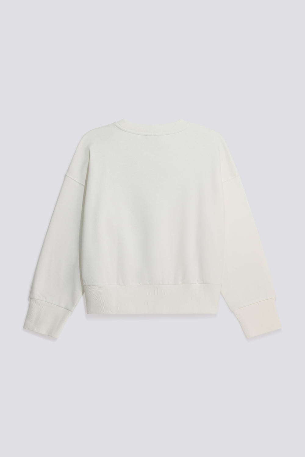 MALYS NEW "LOGO G." 1029 - Women's White Comfort Fit Sweatshirt - secondary image