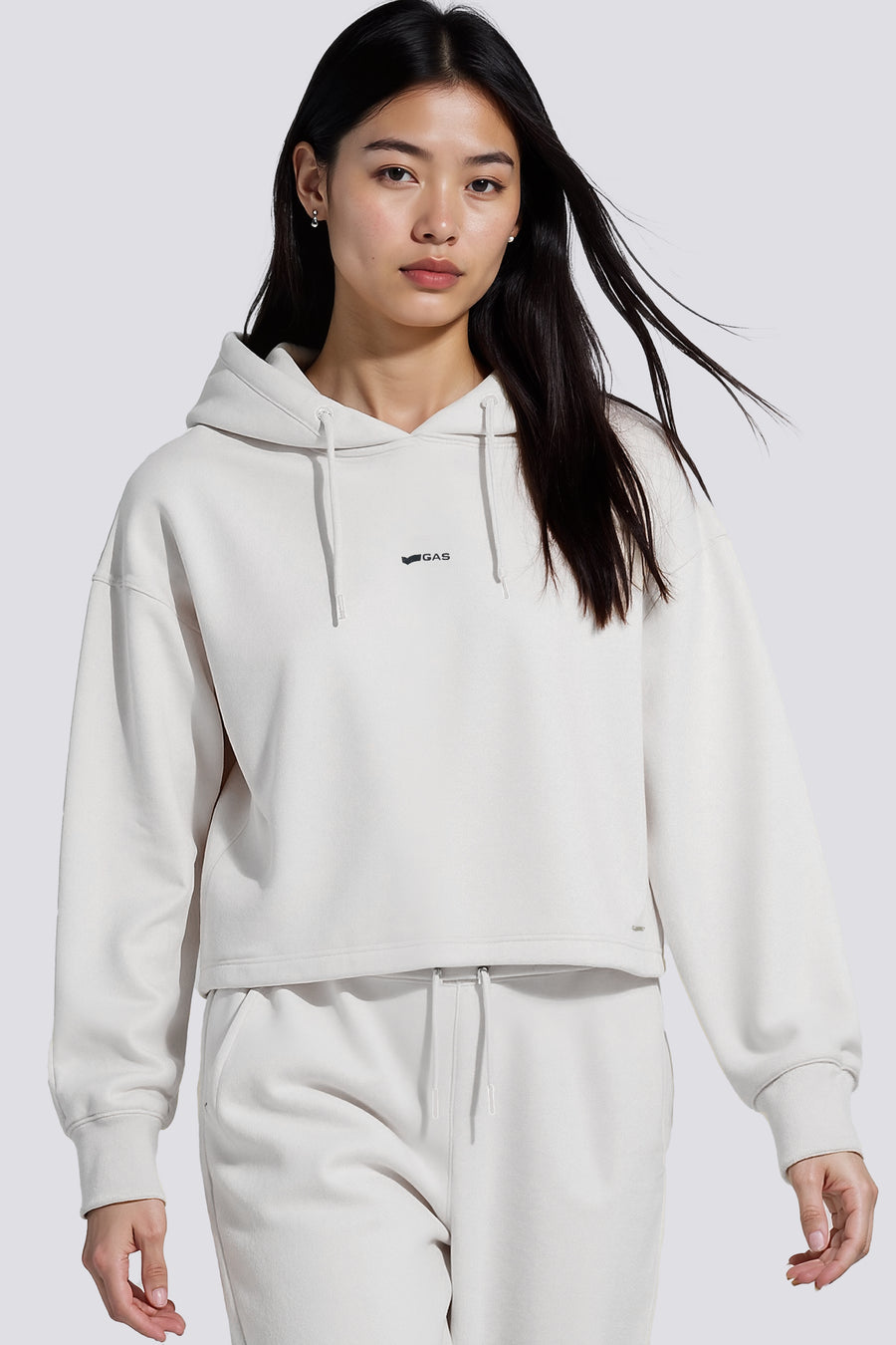 JIAYDA NEW LOGO G. 1029 - Women's sweatshirt Comfort fit white - main image