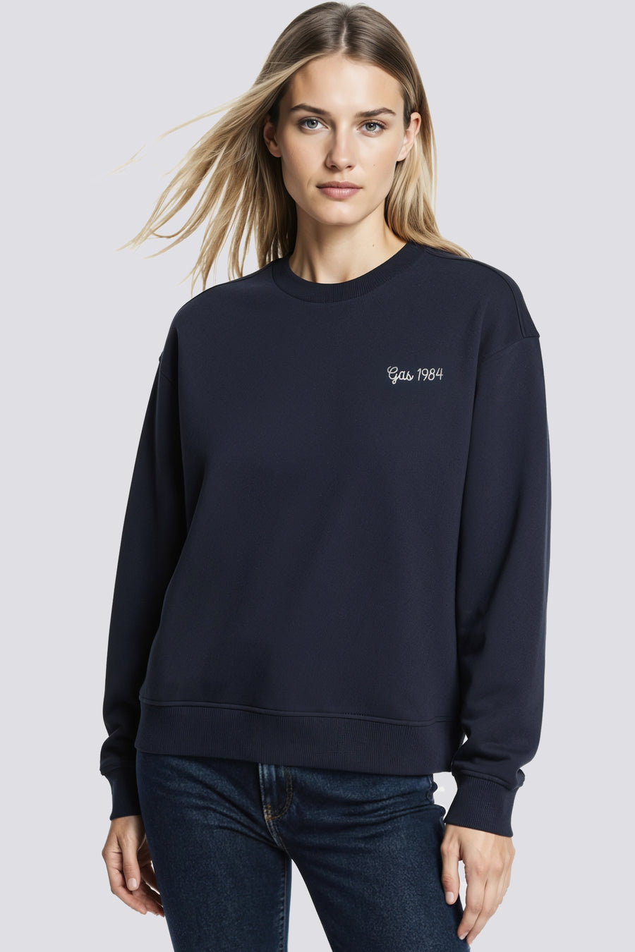 JIAYDA "CLUB" 4706 - Women's Comfort Fit Sweatshirt in Blue - main image