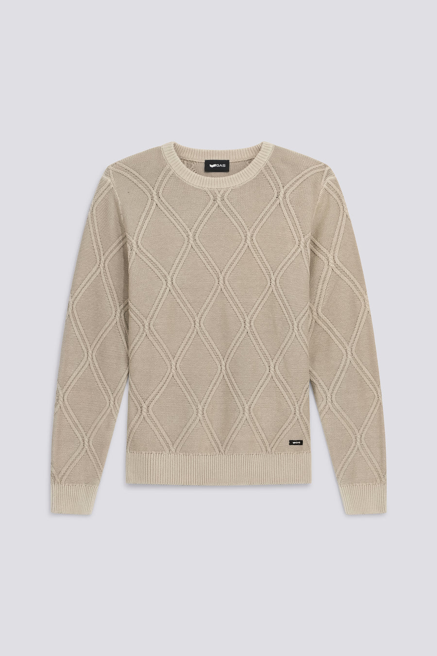 JOAQUIN ROUND 4846 - Men's Regular Fit Beige Sweater - main image