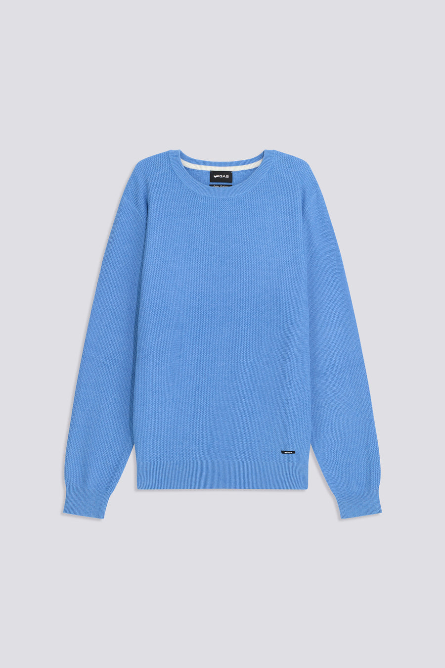 PHILIP ROUND 4709 - Men's regular fit sweater in light blue - main image