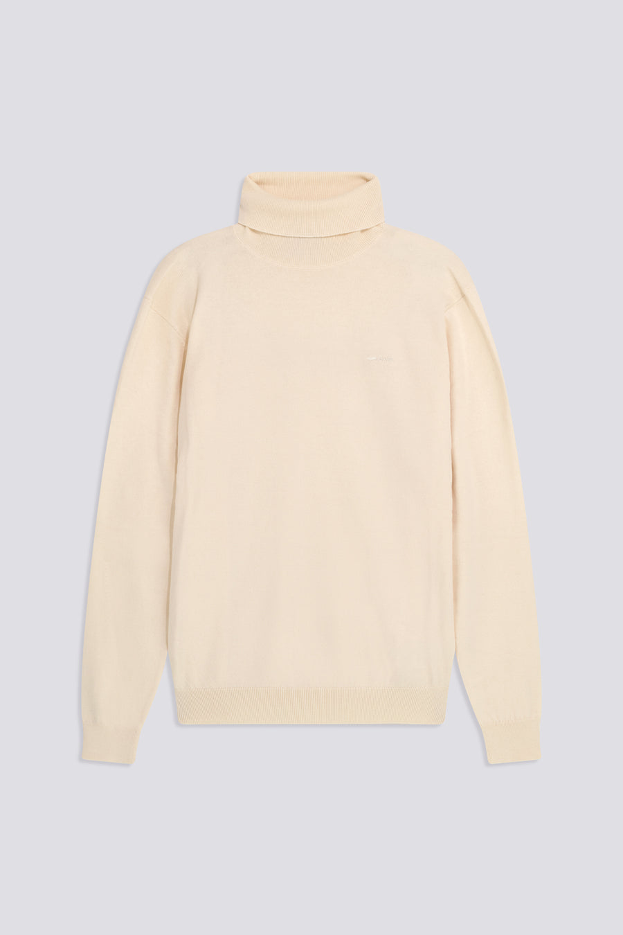 ARLO T.NECK 1298 - Men's white slim fit shirt - main image