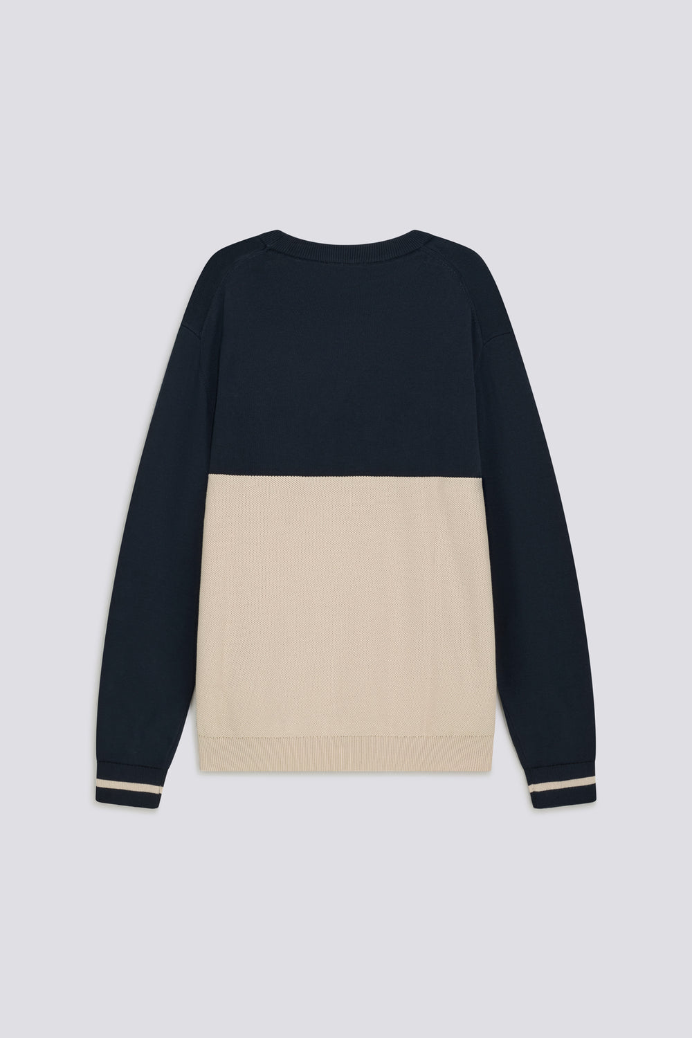 AVIER ROUND BACK BC98 - Herren-Shirt Regular Fit weiß/blau - secondary image