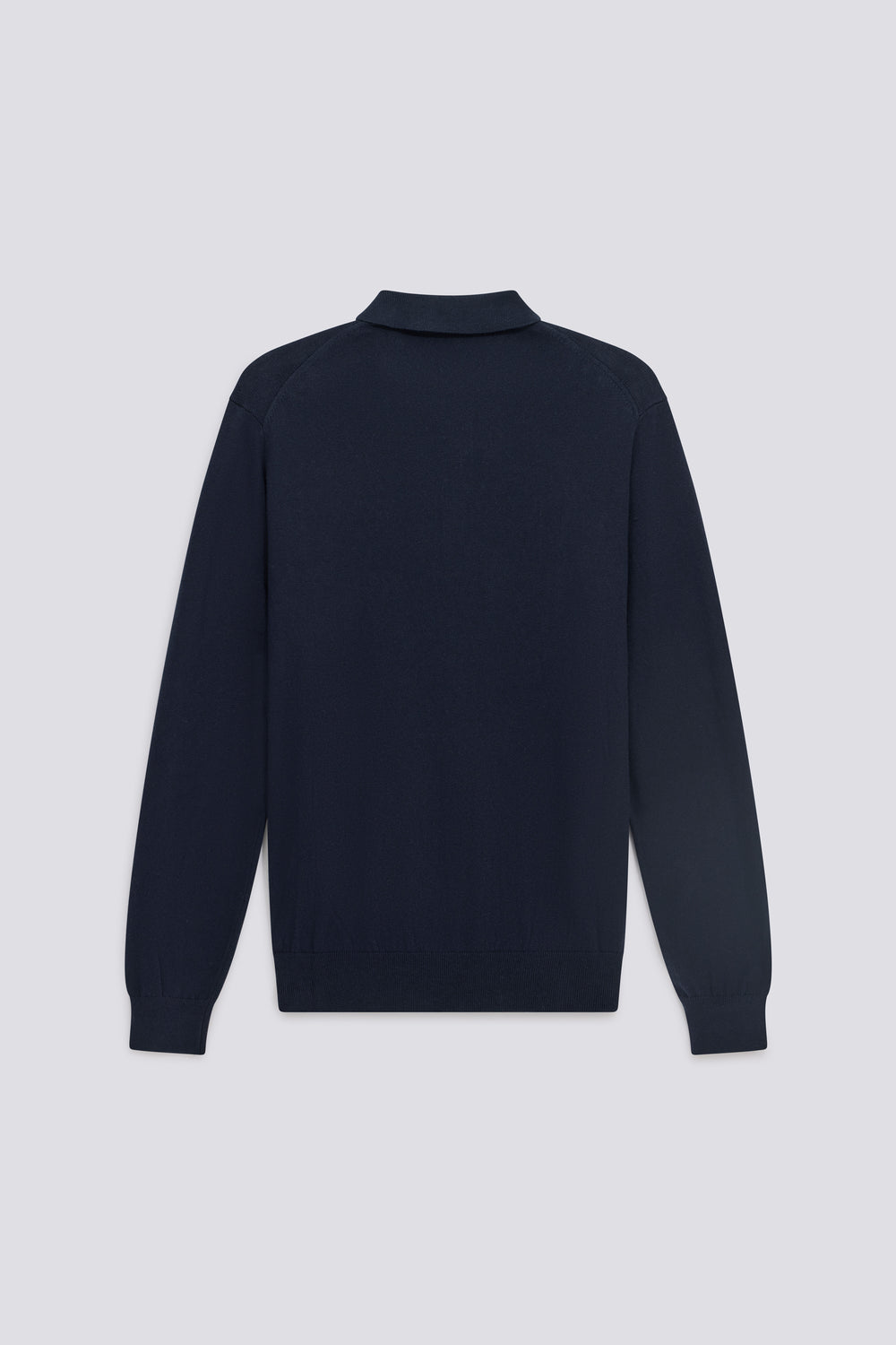 ARLO POLO 4706 - Men's Slim Fit Blue Knit Polo - secondary image