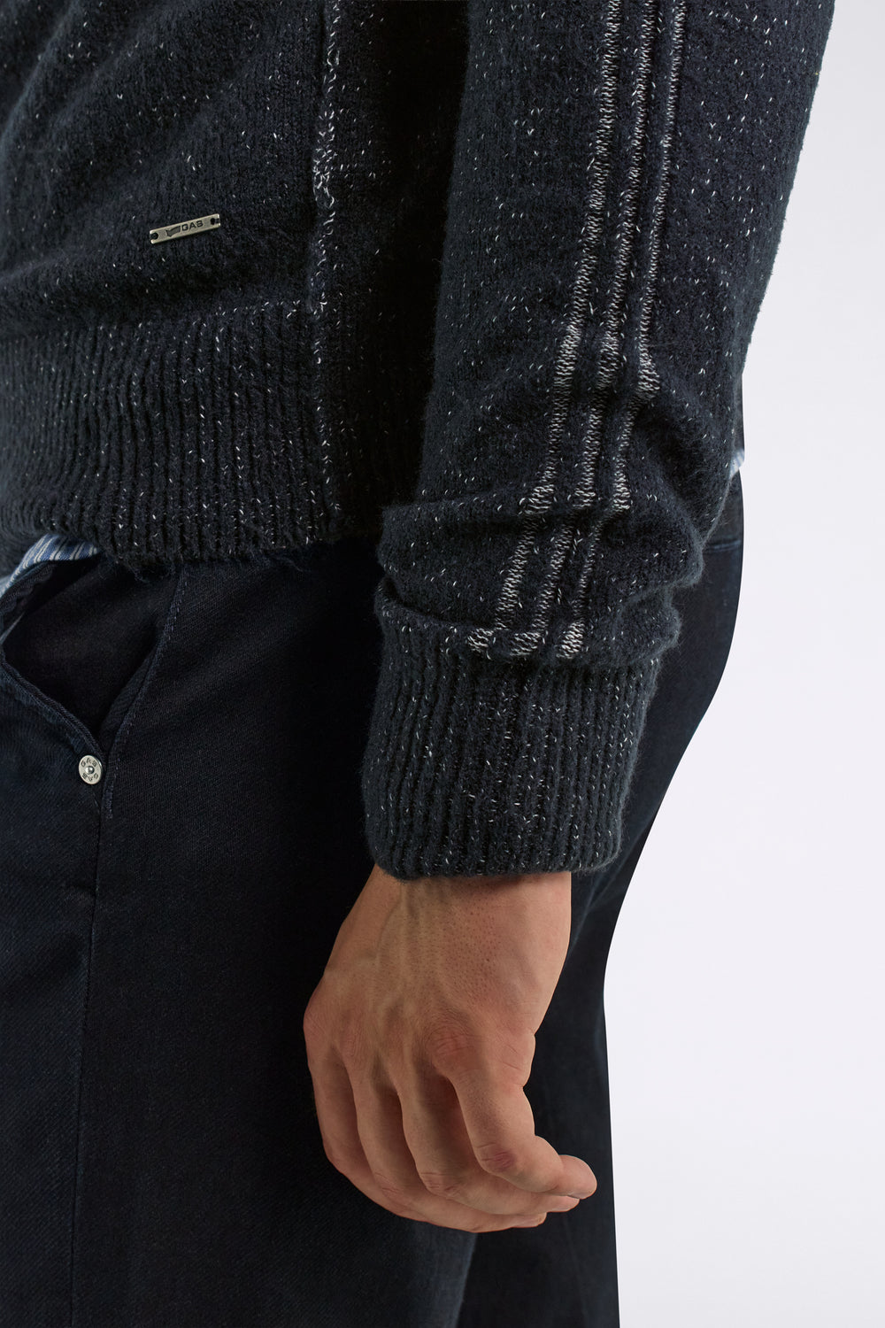 AMARI CREW W. 4706 - Men's sweater Regular Fit blue - secondary image