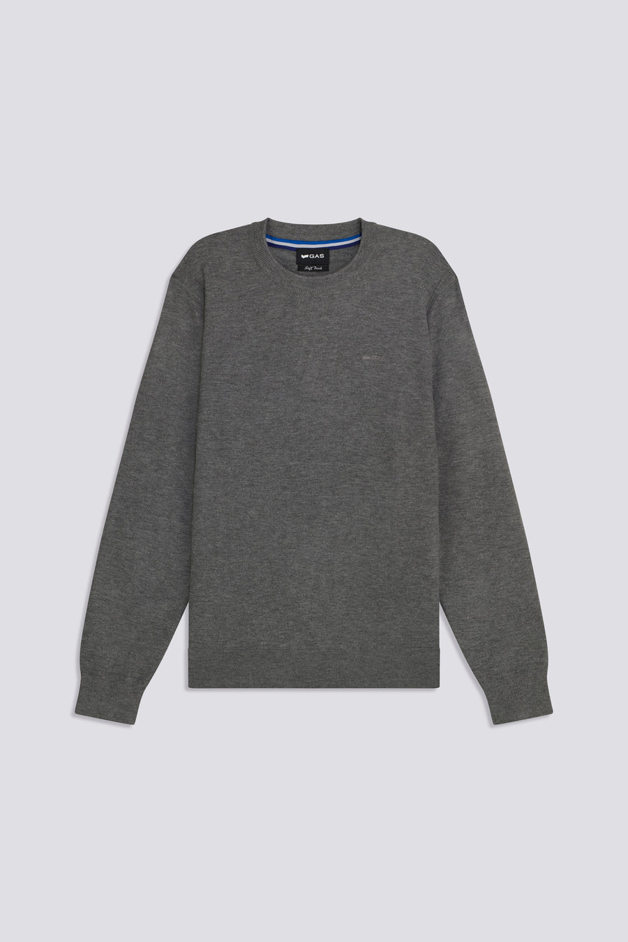 AKIO W 2923 - Men's gray slim fit sweater - main image