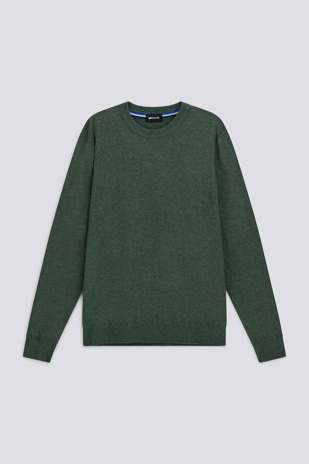 AKIO W 3649 - Men's green slim fit sweater - secondary image
