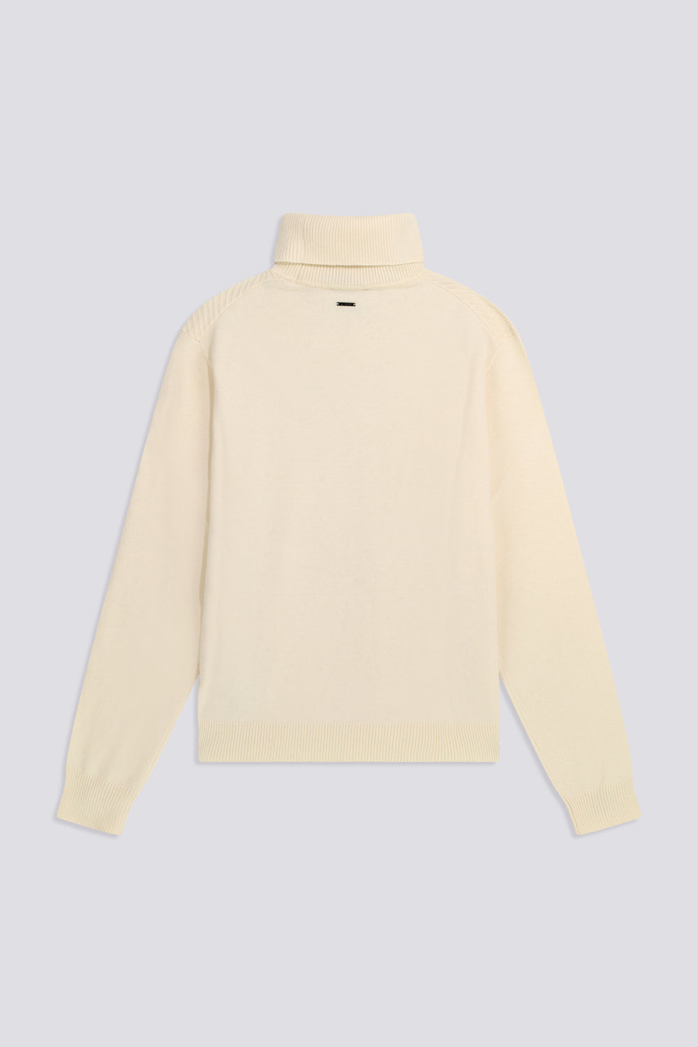 TIMO NECK 1298 - Men's Sweater Regular Fit White - secondary image