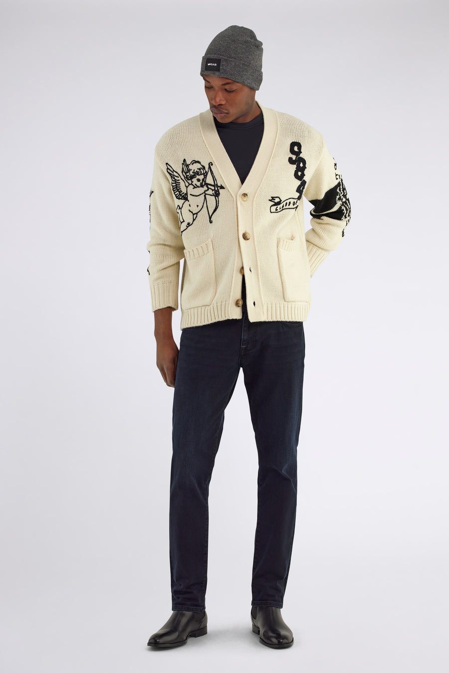 IMAGINE (1) CARD 1298 - Comfort-Fit-Cardigan - main image