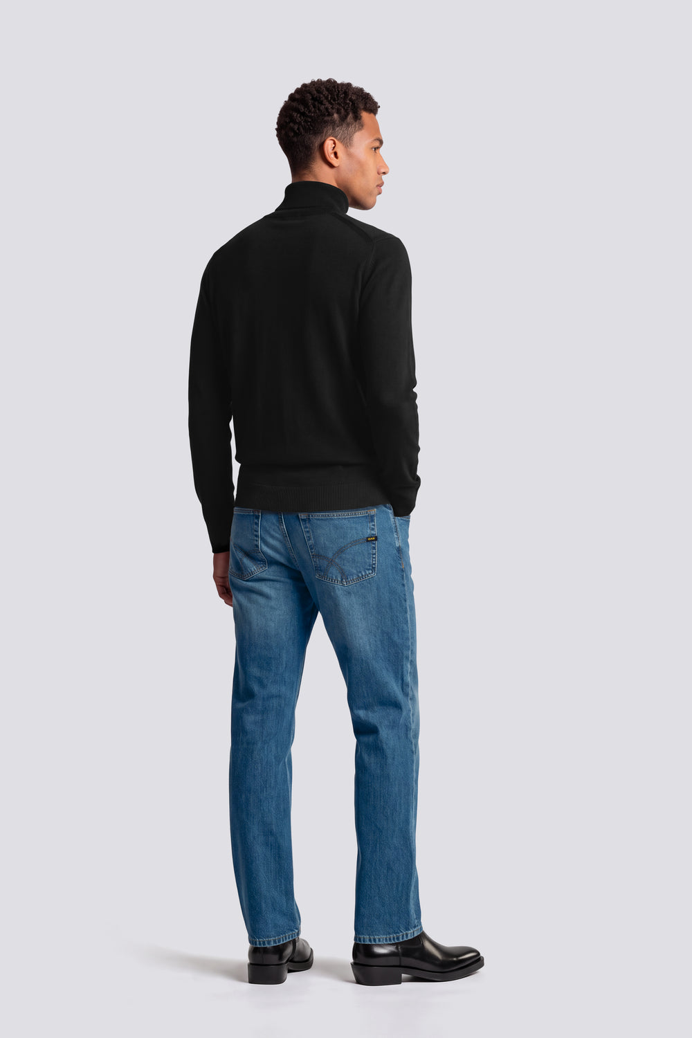 Collo alto AKIO 0200 - Tricot uomo regular fit, stile moderno e confortevole - secondary image