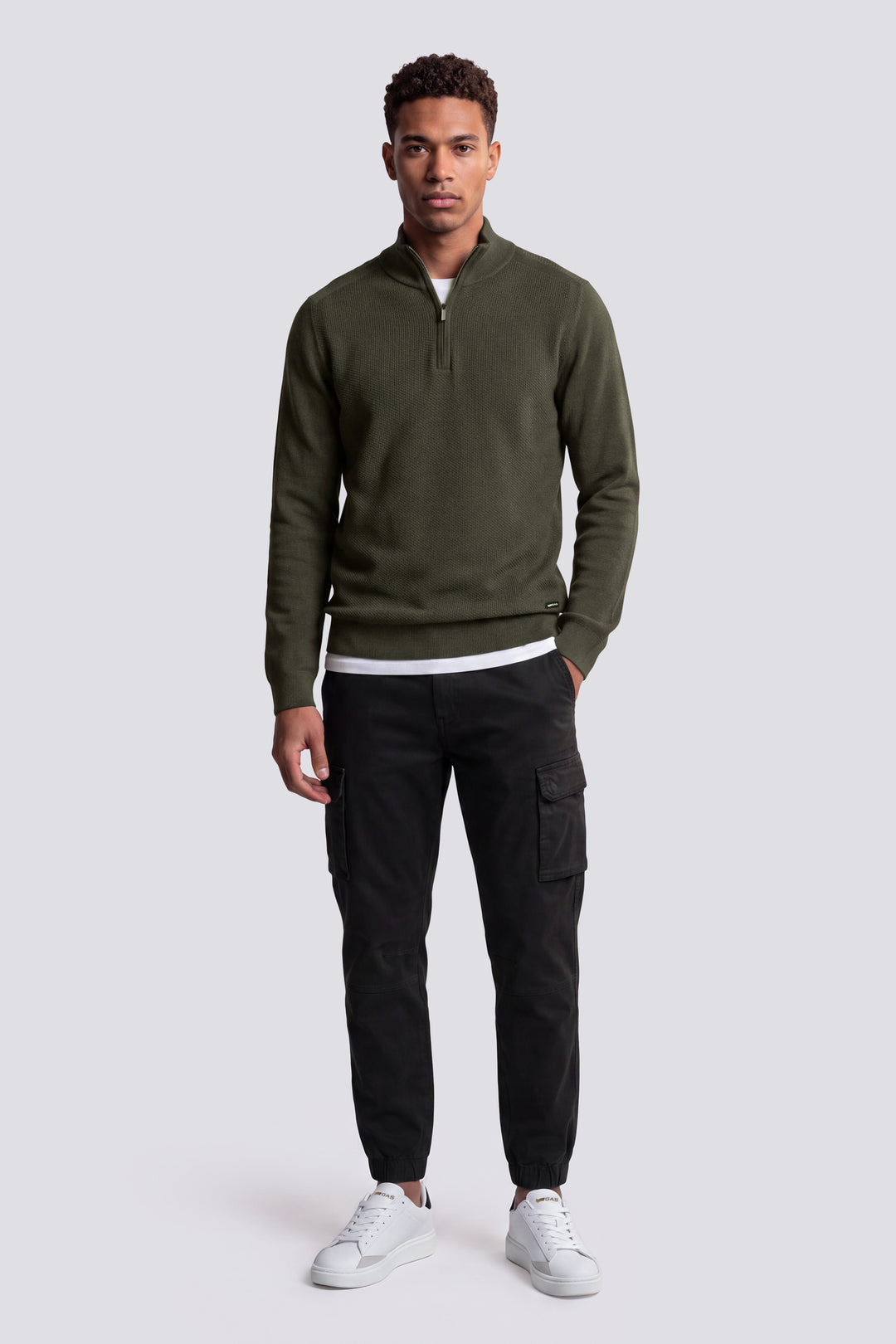 RHOBIN  HALF ZIP 3653