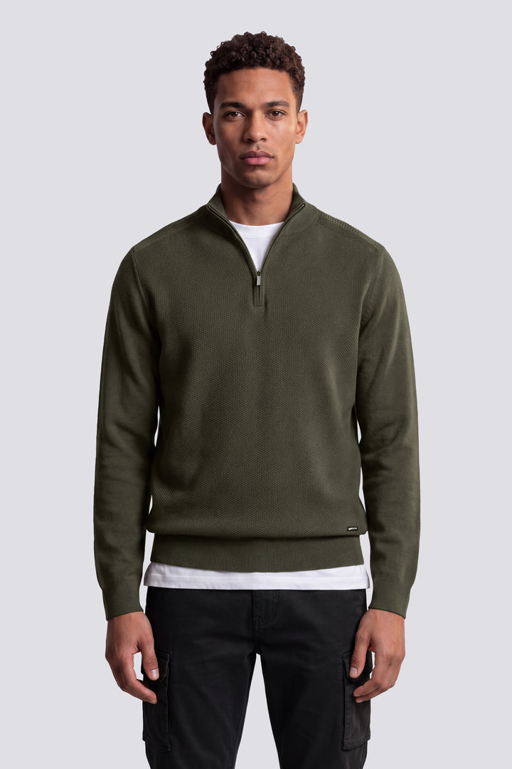 RHOBIN  HALF ZIP 3653