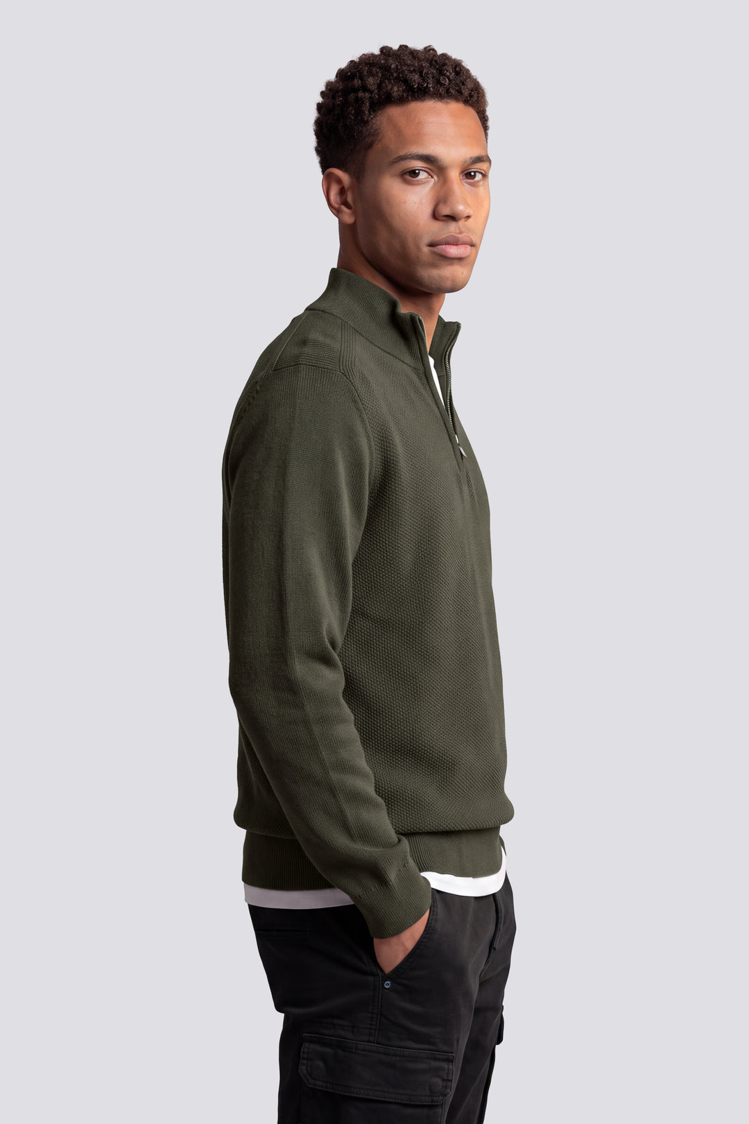 RHOBIN  HALF ZIP 3653