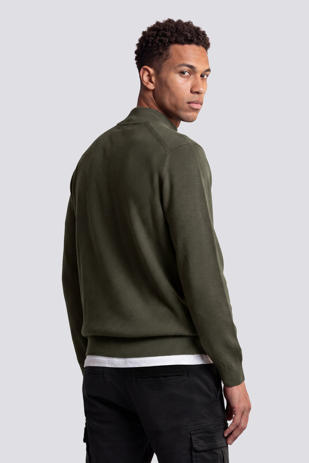 RHOBIN  HALF ZIP 3653
