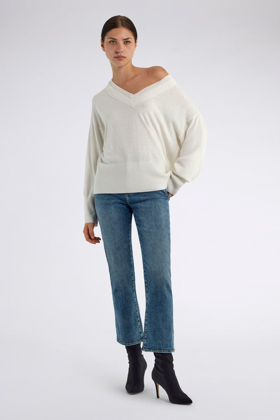 JULIETA W 1029 - Damen-Shirt, regular fit, weiß - main image