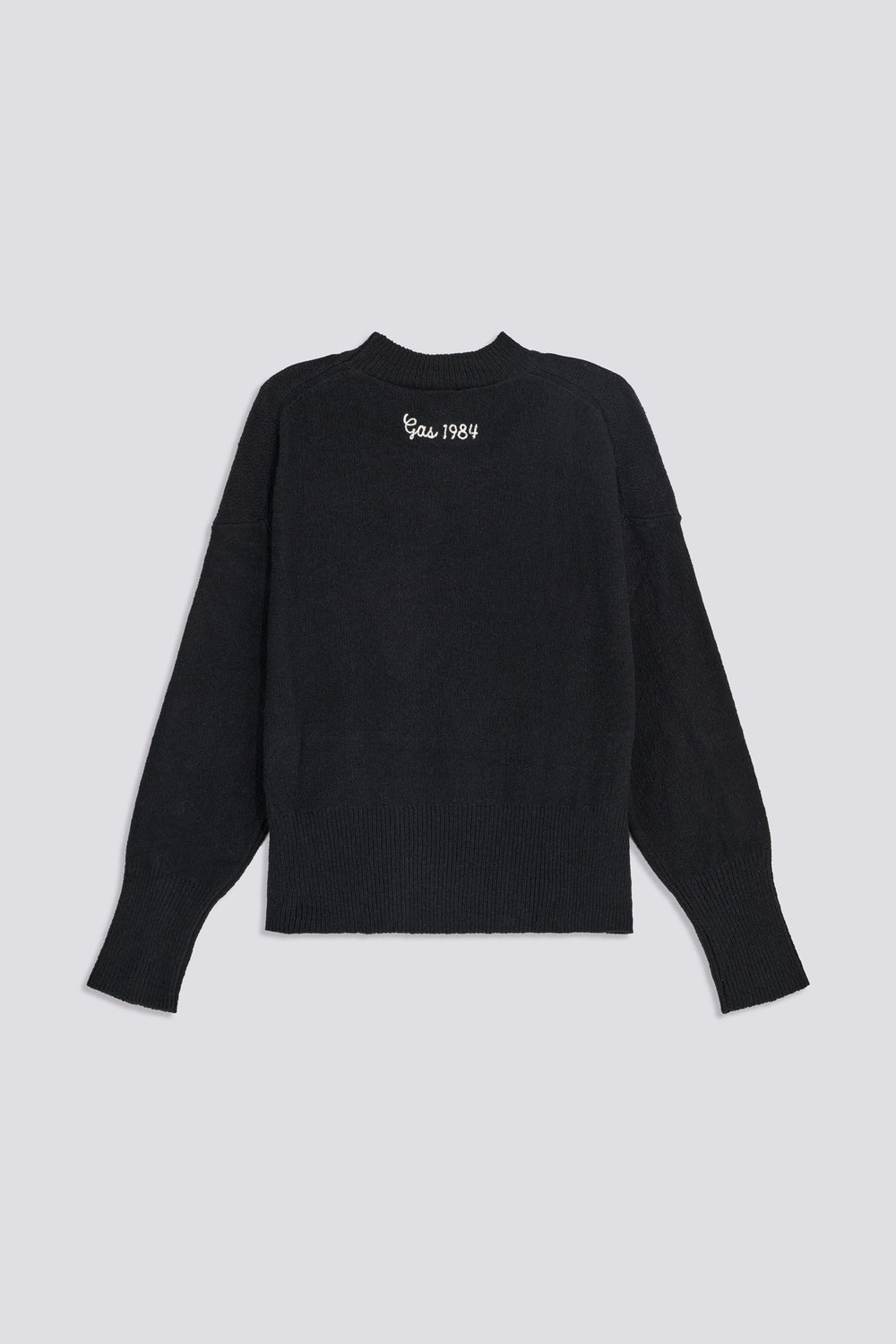 LEONOR ROUND 0200 - Women's Oversized Black Sweater - secondary image