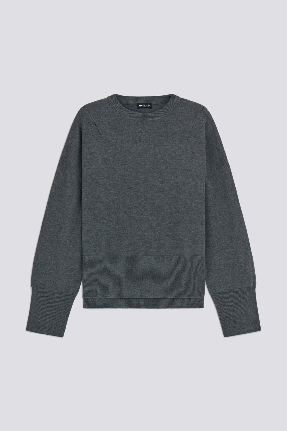 JULIETA ROUND 2937 - Women's regular fit gray sweater - secondary image