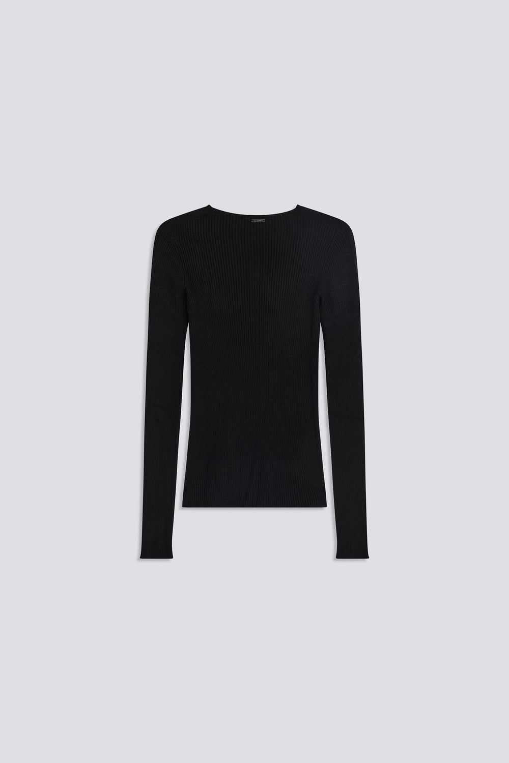 LUNA ROUND 0200 - Women's Black Slim Fit Top - secondary image