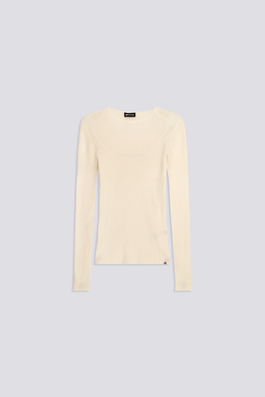 LUNA ROUND 1298 - Women's White Slim Fit Shirt - main image