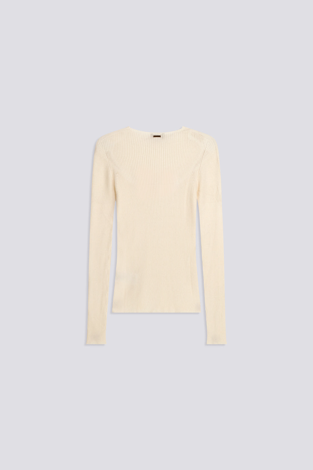 LUNA ROUND 1298 - Women's White Slim Fit Shirt - secondary image