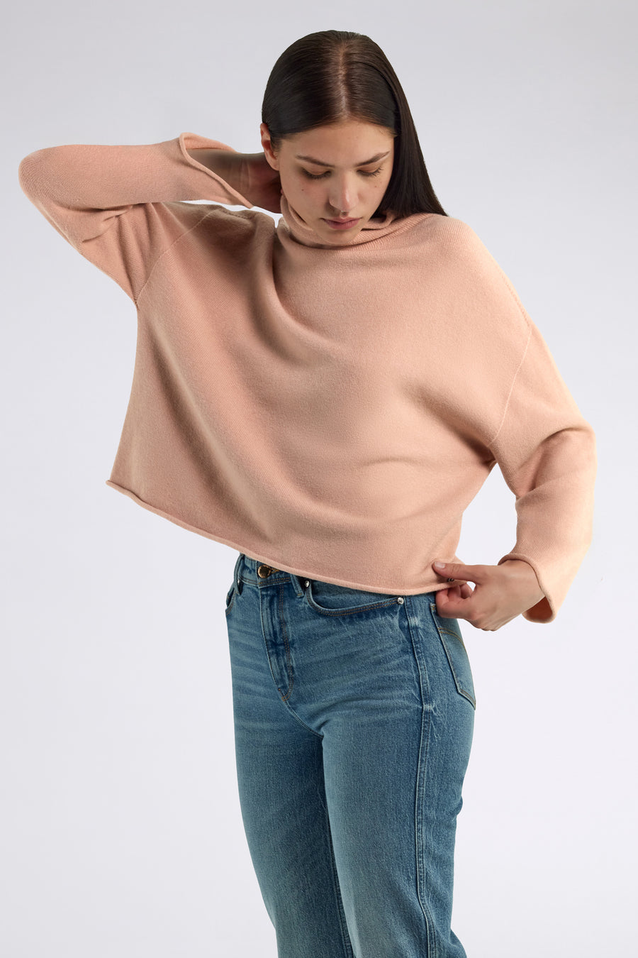 SOLE UP 3877 - Women's Regular Fit Pink Sweater - main image
