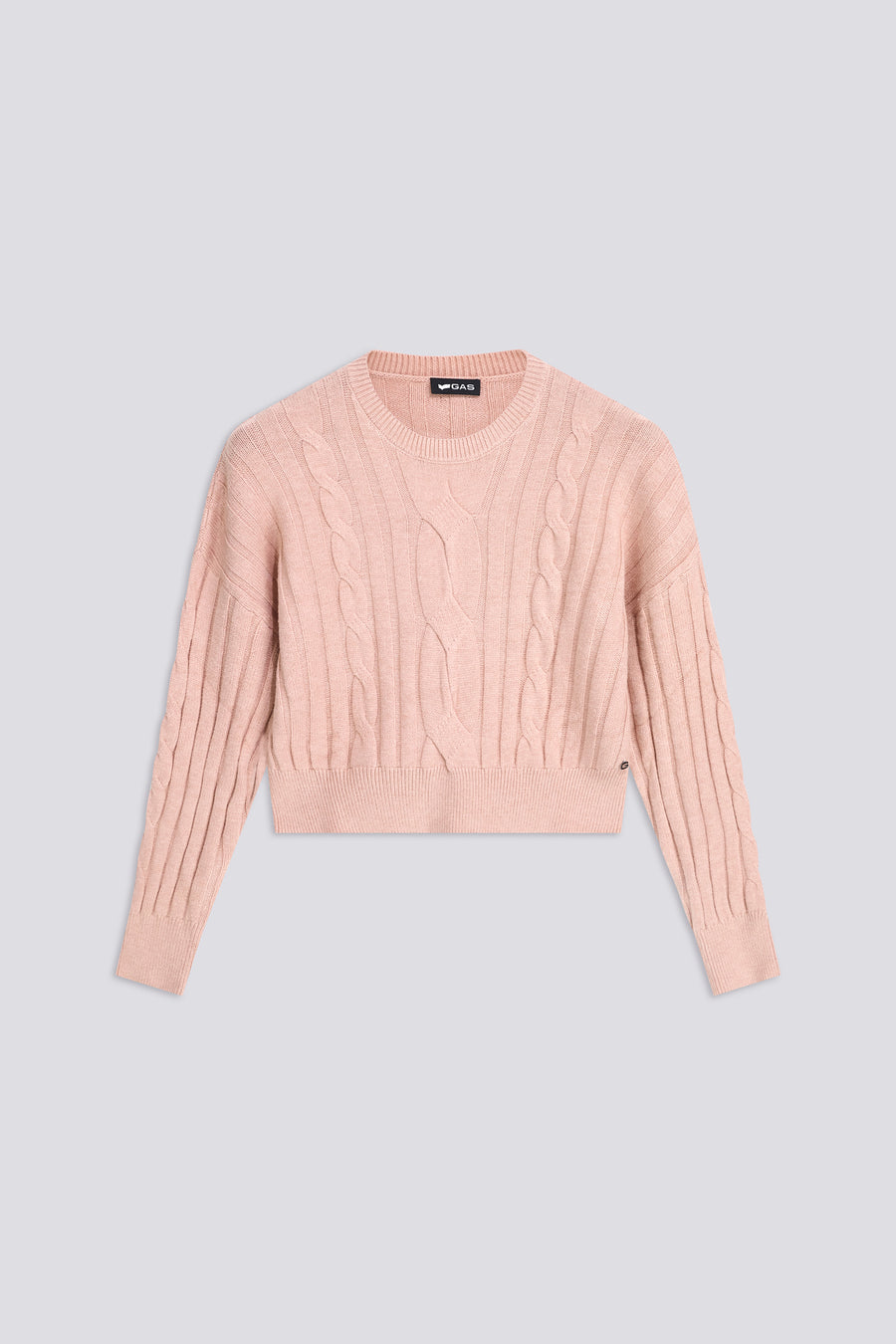 SOLE BRAID 3877 - Women's Regular Fit Pink Sweater - main image
