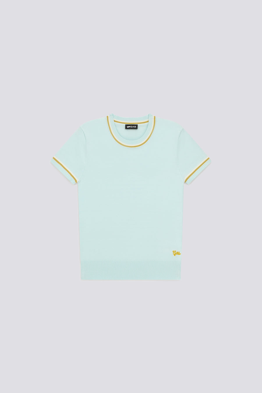 ARIELLE M/C 4713 - Damen T-Shirt mit kurzen Ärmeln, Slim Fit, hellblau - main image