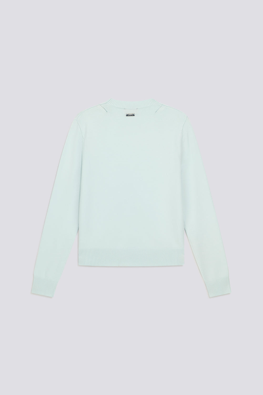ARIELLE ROUND 4713 - Damen-Slim-Fit-Pullover in Mintgrün - secondary image