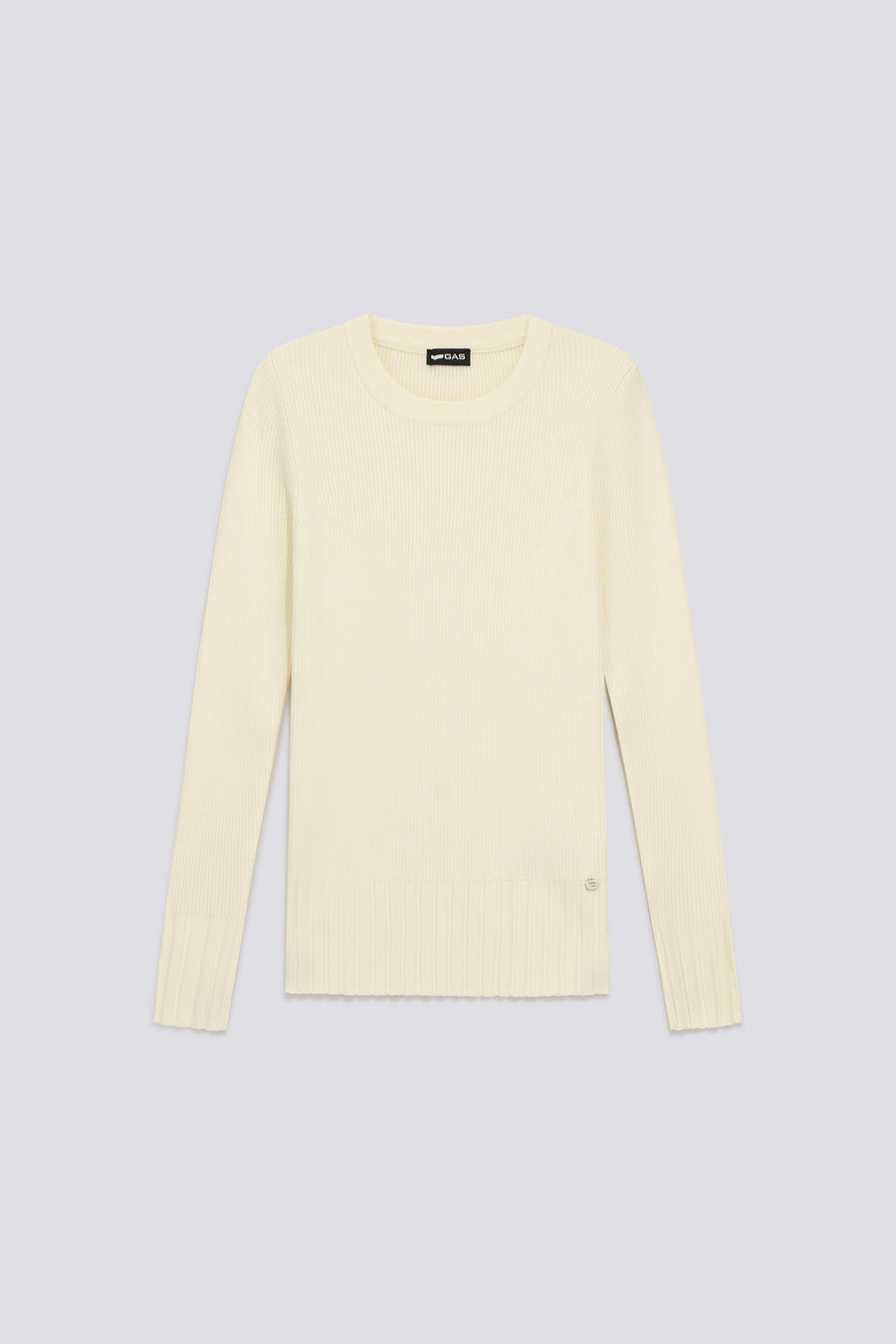 MATI ROUND 1029 - Women's slim-fit white top - main image