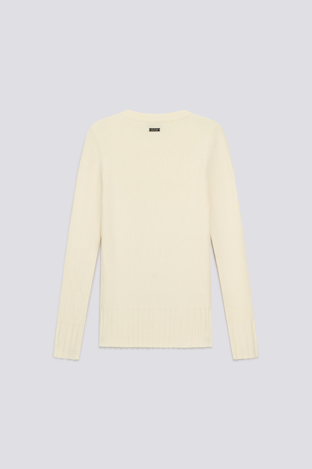 MATI ROUND 1029 - Women's slim-fit white top - secondary image